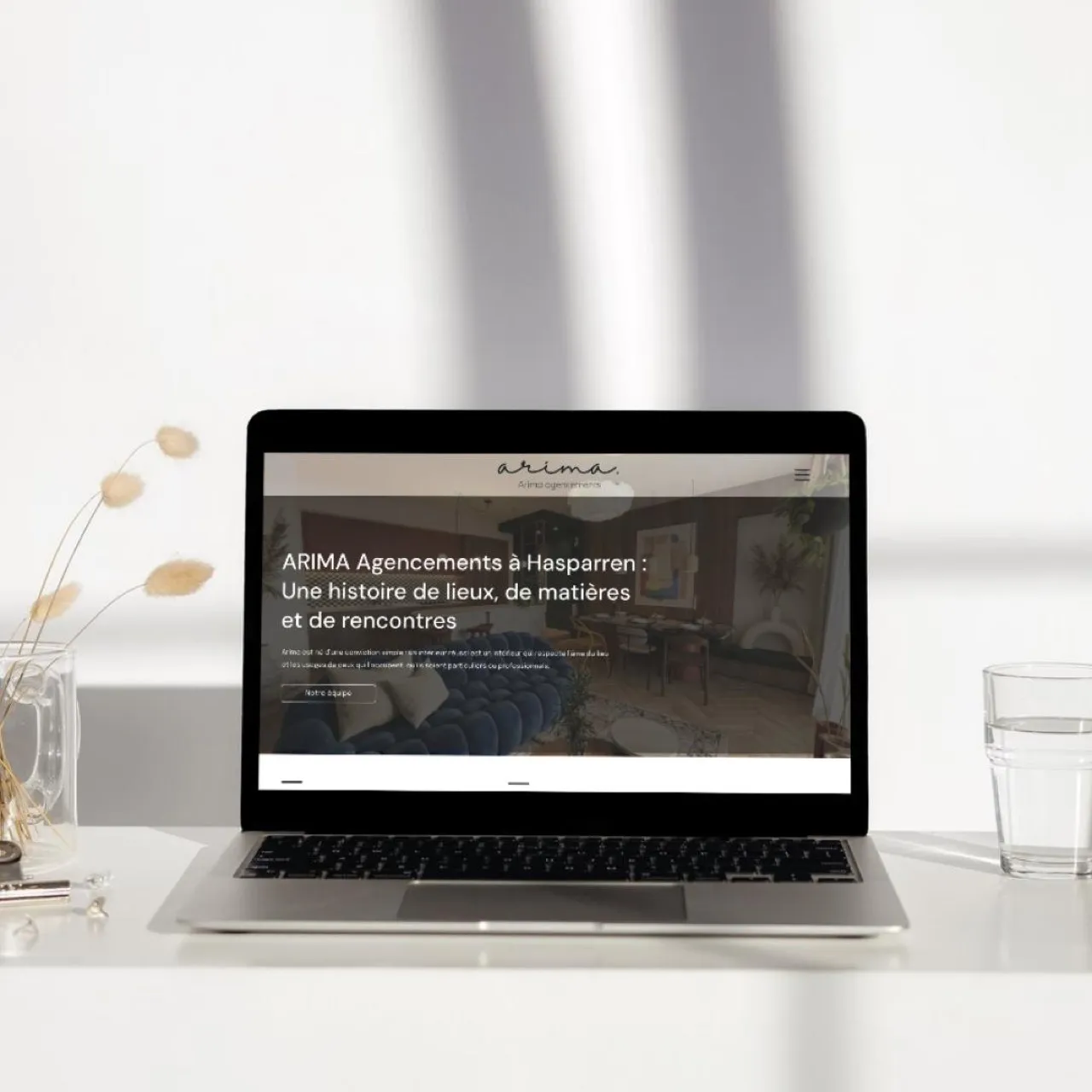 Arima Agencements — Création site web