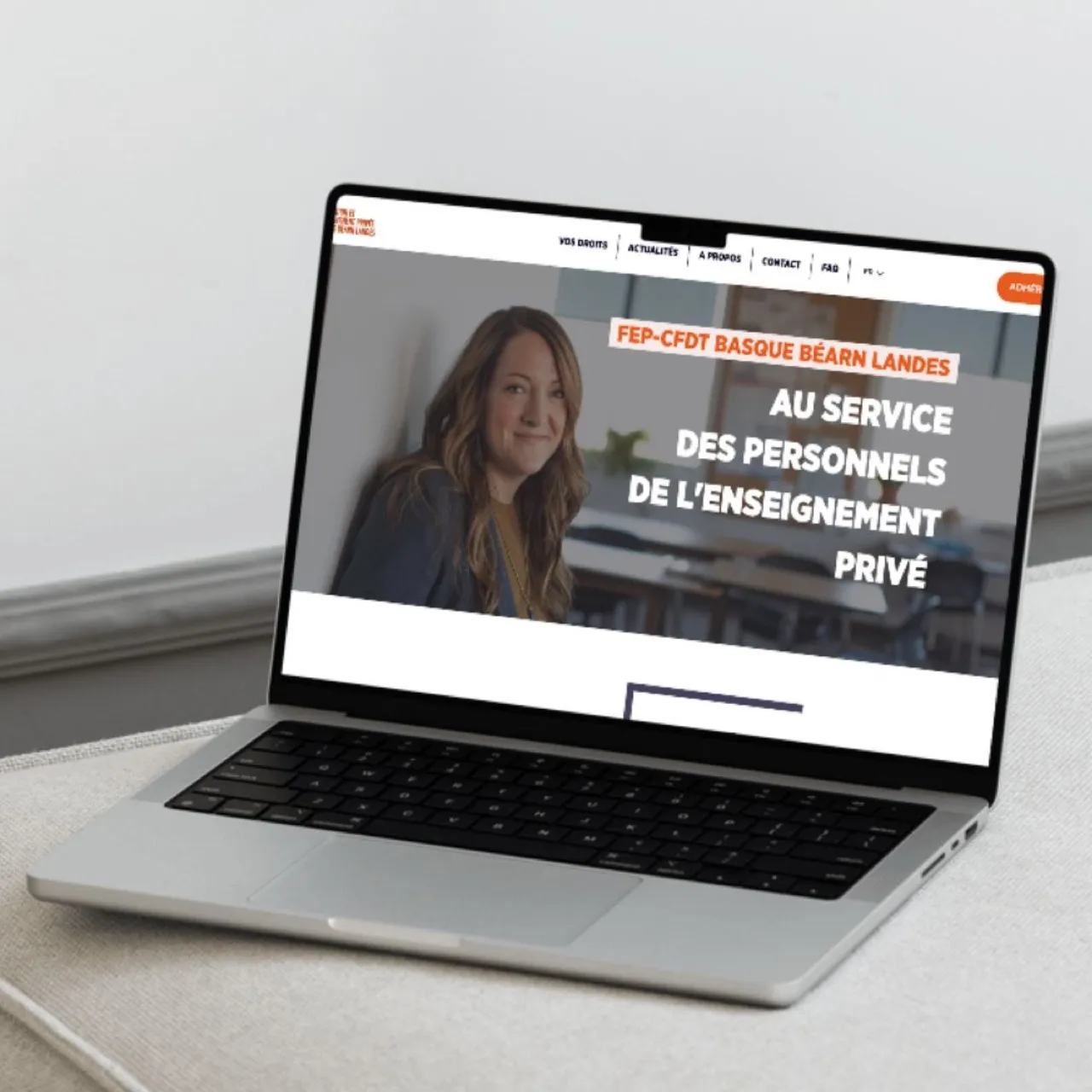 FEP-CFDT Pays Basque — Création site web