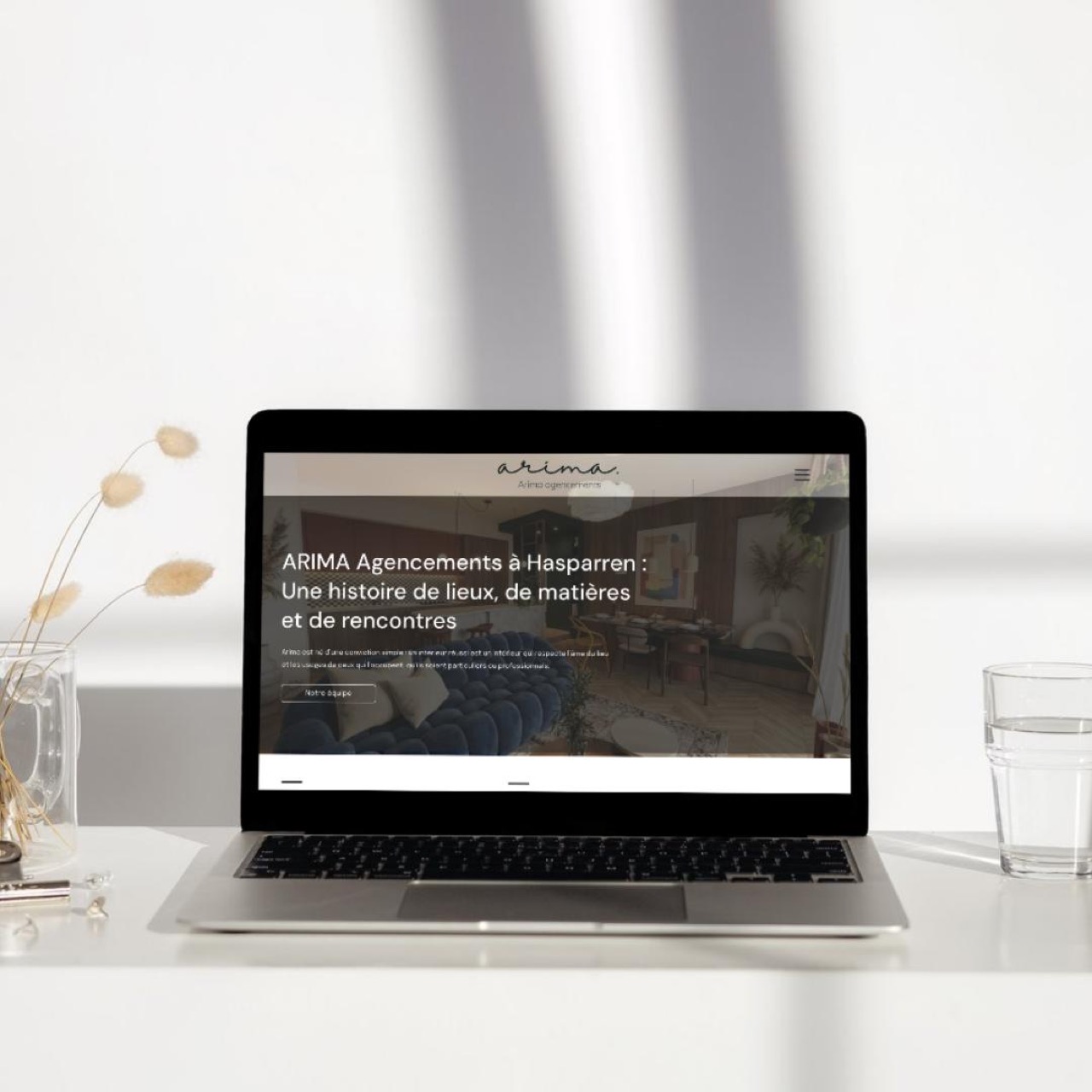 Arima Agencements — Webgunearen sorkuntza