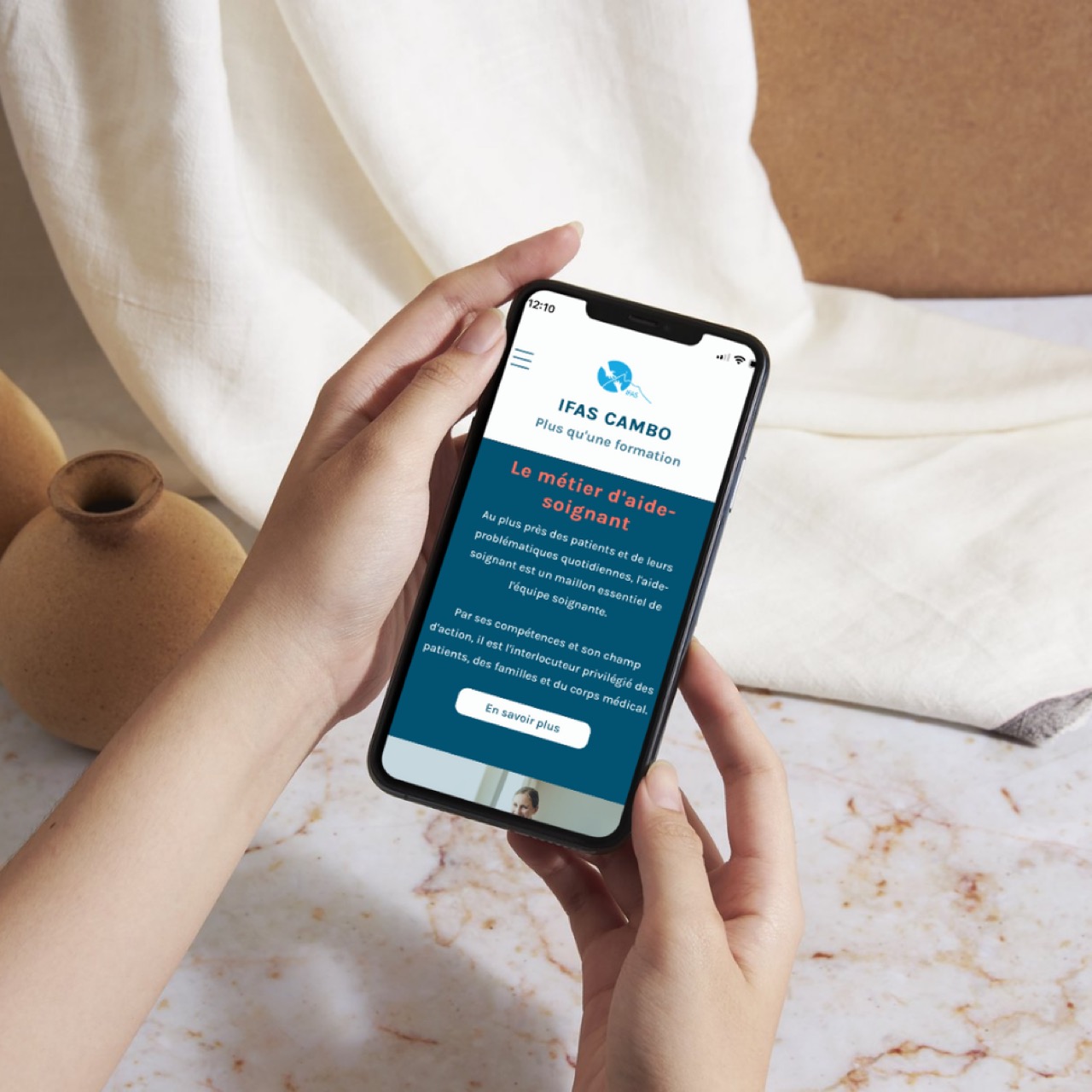 IFAS Cambo-les-Bains — Webgunearen sorkuntza